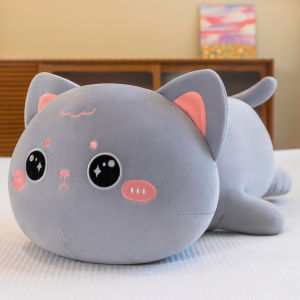 Cute Cat Pillow for Girls Sleeping Leg-Supporting Side Sleeping Long Pillow Bed Pillow Maternity Cushion
