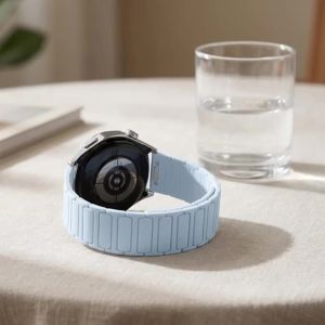 18/22MM Magnetic Silicone Band for Huawei Watch GT 7/6/5/4/Pro 46MM Sport Two Tone Strap for Huawei Watch GT5/6/4/5Pro 41mm 42mm
