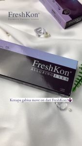 Freshkon Alluring Eyes Daily Mystical Black Softlens Warna harian