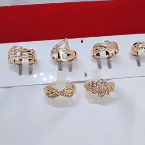 Cincin Wanita Aksesoris Fashion Awet Tahan Lama Anti Karat Cocok Untuk Harian G8-C9