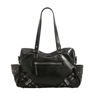 URCDN RDALVO | Studded Motorcycle Crossbody Bag Large Capacity
