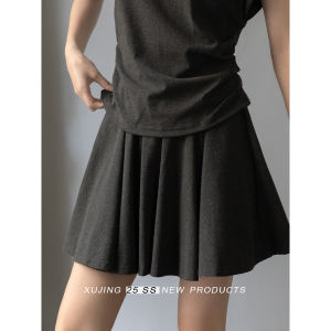 Chân Váy Midi Xòe Phong Cách A-Line Cao Waist