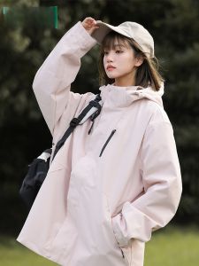 Áo Khoác Ngoài Nữ Mùa Thu Đông 2025 Mùa Đông Mới Về Ba Trong Một Có Thể Tháo Rời Lót Lông Cừu Dày Chống Gió Chống Thấm Nước