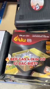Bếp gas Mini NaMilux PL3533ALS Nhôm A6063 Chống gió Van Safety An toàn Tiết kiệm gas - Hàng chính hãng