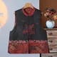 Elegant Embroidered Chinese Style Vest New Fashion Mommy Clothes Spring Autumn Outerwear for Elderly Women Grandmother. 