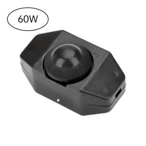 60W 200W Led Dimmer Switch Adjustable Controller 220V Knob Lamp Dimmer Cord Switch Plug In Table Floor Light Dimming On Off