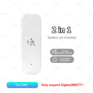 Zigbee Human Motion Sensor 10G MmWave Radar Detector with Illuminance Temperature Humidity Sensor Support Tuya or Zigbee2MQTT