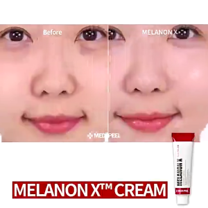 MEDIPEEL Melanon X Anti-Aging Cream 30ml Tranexamic Acid Alpha Arbutin Magnesium Ascorbyl Phosphate Niacinamide 5 Peptides Adenosine Shea Butter Dark Spot Firming Brightening Face Cream