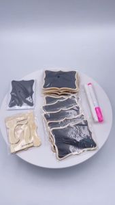 10Pcs Blackboard Mini Papan Tulis Kapur Mini Papan Tulis Mini Kapur Papan Tulis Hitam Cafe  Clip Bahan Kayu Papan