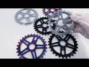 BMX Chainwheel BMX Sprocket 1/2"*1/8" 28T Lightweight Aluminum Alloy 7075 CNC Bicycle Racing Performance Bike Chainring Parts