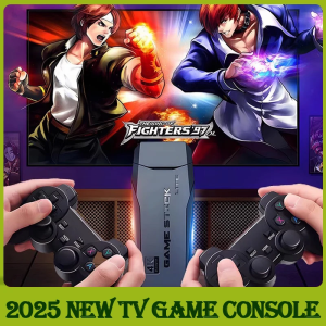 4K NEW Video Game Console 20000 Games 2.4G Wireless Controller Portable TV Game Stick Retro Handheld Game Player For Xmas Gift