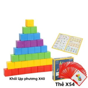 TAOZIAWA | Khối Xây Dựng 3D Hình Vuông Phát Triển Giáo Dục