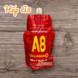 Kem Hấp Tóc A8 Collagen Phục Hồi Siêu Mềm Mượt 600ML