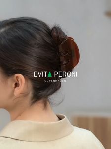 EVITA PERONI | E-shape Jelly-colored Medium-sized Shark Clip | Female Hair Clip | High Quality Hair Clip