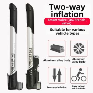 Giyo | Universal Mini Portable Bicycle Pump for Presta and Schrader Valves