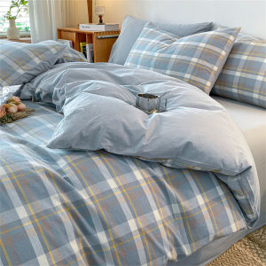 A Class Cotton Fabric Color Woven Washed Cotton 4 Piece Set