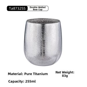 Rover Camel | Portable Double-Walled Titanium Camping Mug