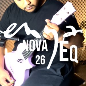 Enya Nova Ue Pro Tenor 26 Inch Carbon Fibre & Polycarbonate Ukulele with EQ Thin Body (ENY-NOVAUe Pro / NOVA Pick Up)