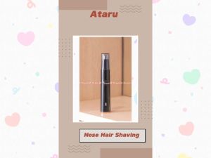 Ataru Nose Hair Shaving Tool Minimalis Simple Alat Cukur Bulu Hidung Attaru Elektrik Pencukur Bulu Hidung
