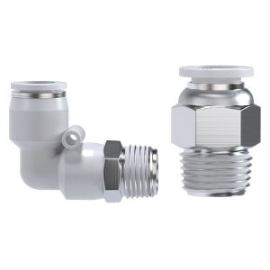 Airway Quick Coupling PC Straight-through Pl Bending Quick Connection Pneumatic Quick Plug Thread Accessories Complete Collection 6/8/10-M5/02