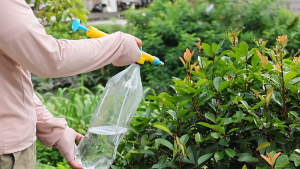 หัวฉีดแรงดัน หัวกระบอกฉีดน้ำแรงดันสูง กระบอกฉีดน้ำ สามารถใส่กับขวดน้ำอัดลมได้ หัวสเปรย์หัวฉีดสวนเครื่องมือรดน้ํา ใช้สำหรับฉีดน้ำ พ่นยา ฮอร์โมน