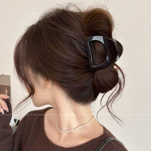 PINK EMPRESS | Elegant Chocolate Brown Hair Clip for Women with Less Volume
