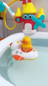 Đồ chơi nhà tắm - vịt phun nước kèm vòi sen xinh xắn cho bé vui đùa thoả thích