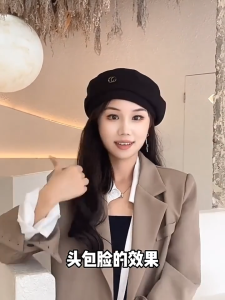 🎨Vintage Artist Beret for Ladies | 56-58cm Size | Octagonal Flat Design | Timeless Style Piece