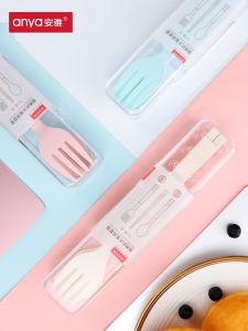 Bộ Đồ Ăn Di Động AnYa Bộ Ba Món Đồ Ăn Gấp Gọn Sáng Tạo Bát Đĩa Thìa Và Thìa Bằng Nhựa Cấp Thực Phẩm Bộ Đồ Ăn Di Động Cho Du Lịch