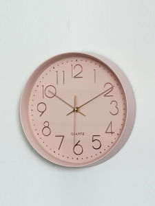 Nordic Decorative Modern Minimalist Sun Silent Movement Wall Clock for Living Room Bedroom Home Use round Shape Battery Powered