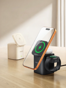 Pisen | 3-in-1 Wireless Charging Station 45W Apple Devices Fast Charging Compatible with Apple/Android/Watches/Notebooks
