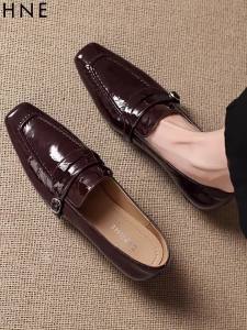 Daphne | Chunky Heel Oxford Shoes Slip-on Loafers