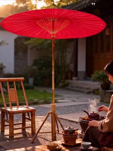 Outdoor Chinese Style Parasol Large