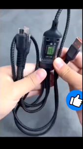 Dây Sạc 3 Đầu Sạc Nhanh Gồm Đầu Sạc Lightning - Micro USB - Type C Độ Bền Dây Dù Bền Hỗ Trợ Sạc Nhanh Bảo Hành 1 Đổi 1 Trên Toàn Quốc