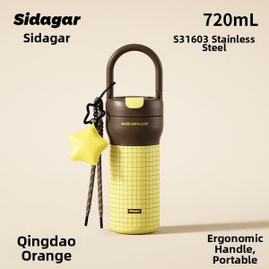 STAR+ | Aesthetic Portable Thermal Cup Stainless Steel Straw