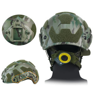 หมวกนิรภัยยุทธวิธี BOOIU รุ่น Fast MH FRP ทรงสูง แบบติดตั้งด้วยเวลโคร วัสดุ ABS รุ่น BJ เหมาะสำหรับการล่าสัตว์ ยิงปืน CS กิจกรรมกลางแจ้ง และ Airsoft