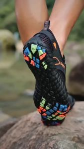 Men Five Fingers Water Shoes Quick Dry Mesh Non-slip Beach Swim Diving Outdoor Wading Aqua Shoes