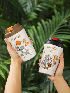Ceramic Inner Pot Thermos Cup American Coffee Cup Female Portable Good-looking Gift Cup Car Student Water Cup
