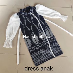 ready stock baju tenun couple kinara jenar navy dress tenun terbaru baju kondangan