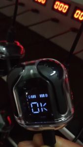 Mezone T2 TWS บลูทูธหูฟัง 5.3 หูฟังโปร่งใส - สำหรับการสัมผัสเกมที่มีสีสัน