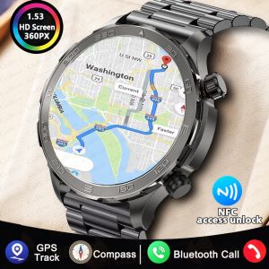 2025 New AMOLED SmartWatch Men Heart Rate Fitness Tracker IP68 Waterproof Bluetooth Call Military Smart Watch 2024 New
