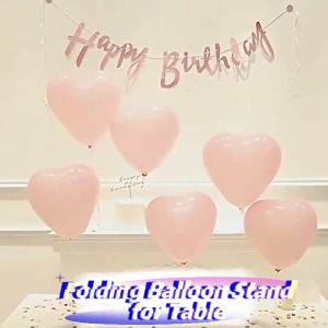 Balloon Stand Holder Adjustable Holder DIY Various Shapes Table Decoration Display Balloons Party Decorations For Graduation Wedding Birthday Decoration Set Desk Decoration Aesthetic