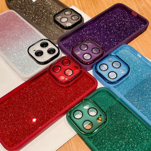 Phone Case OPPO Reno10 Reno 10 Pro Reno10 Pro+ 5G Luxury Glitter Pattern with Camera Lens Protect Film Transparent Silicone Soft Casing OPPO Reno10 Pro 5G New 2023 Phone Cover Case