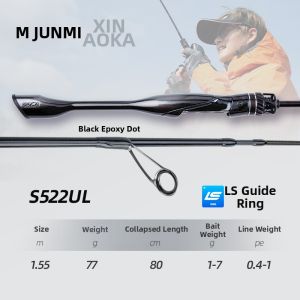 fishingfans | Micro Fishing Ultralight Soft UL Spinning Rod Set