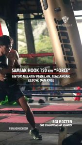 Paket Samsak Hook 120cm + Isi Sansak + Lapisan Dalam Foam Samsak Tinju Gantung Hook GLH1