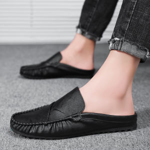 NUDANLAI | Stylish Outdoor Fashion British Casual Breathable Mens Covered Sandals Slip-On Shoes