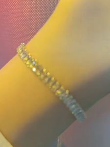 Gelang Tangan Titanium Wanita Permata Lirik Terbaru Gelang Tangan Titanium Anti Karat Tidak Luntur
