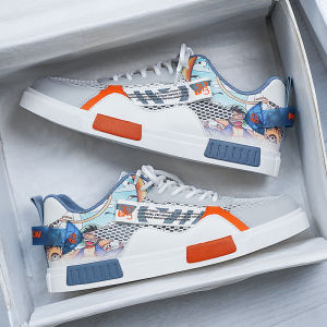 Boys Breathable Summer Shoes Thin Mesh Surface Anti-Odor Middle School Students Net Shoes Casual Sneakers Flat Heel round Toe