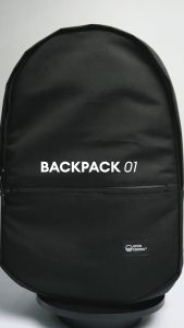 [Art.Bp.01-009] Tas Ransel Sekolah Anti Air Abu Tua / Grey Open Ending