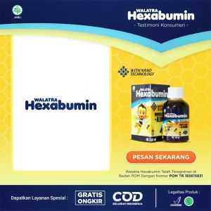 Obat Hisrpung Bayi & Anak Bab Tidak Lancar Susah Keluar Kesulitan Buang Air Besar Sembelit Sakit Perut Kembung Kelainan Usus Bayi Tersumbat Herbal HExabumin Madu Anak Original